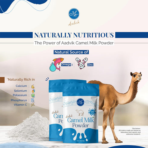 Aadvik Raw Camel Milk Powder Freeze Dried